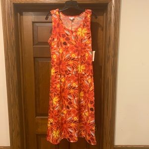 🆕 Hawaiian Floral Sleeveless Dress - LulaRoe Summer